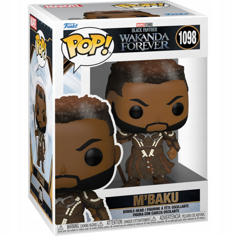 Figurka Funko POP MARVEL BLACK PANTHER WAKANDA FOREVER BOBBLE-H - kolekcjonerska premium dla fanow kolekcjoner