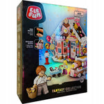 Zabawka KLOCKI ELEFUN FANTASY COLLECTION CANDY HOUSE CUKIE - kolekcjonerska premium zabawki Aseo dla dzieci