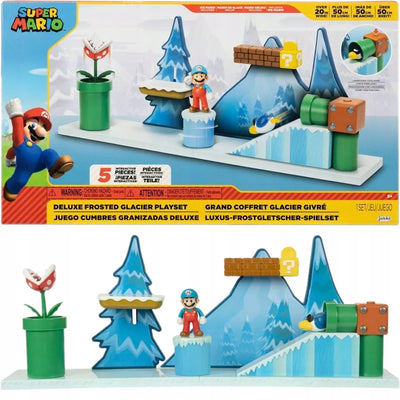 Zabawka SUPER MARIO JAKKS PACIFIC ZESTAW DELUXE FROSTED GL - kolekcjonerska premium zabawki Aseo dla dzieci