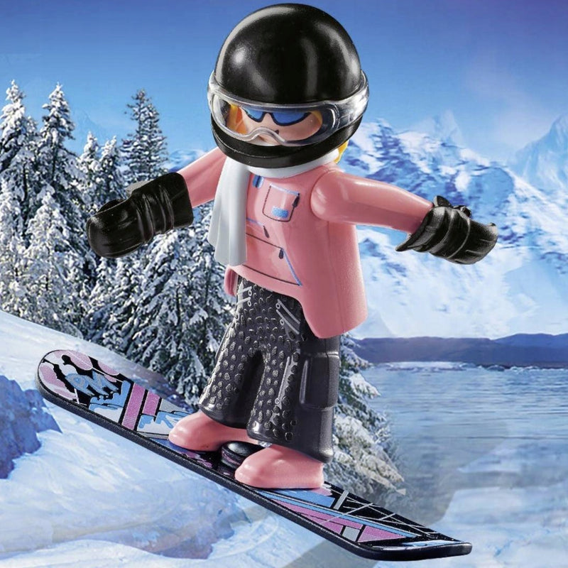 PLAYMOBIL PLAYMO-FRIENDS SNOWBOARDZISKA  - widok 3 opakowania szczegoly zabawka kolekcja