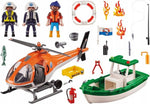 PLAYMOBIL RESCUE ACTION AKCJA RATUNKOWA  - widok 2 opakowania szczegoly zabawka kolekcja