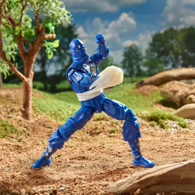 POWER RANGERS MIGHTY NINJA BLUE NIEBIESK - widok 2 opakowania szczegoly zabawka kolekcja