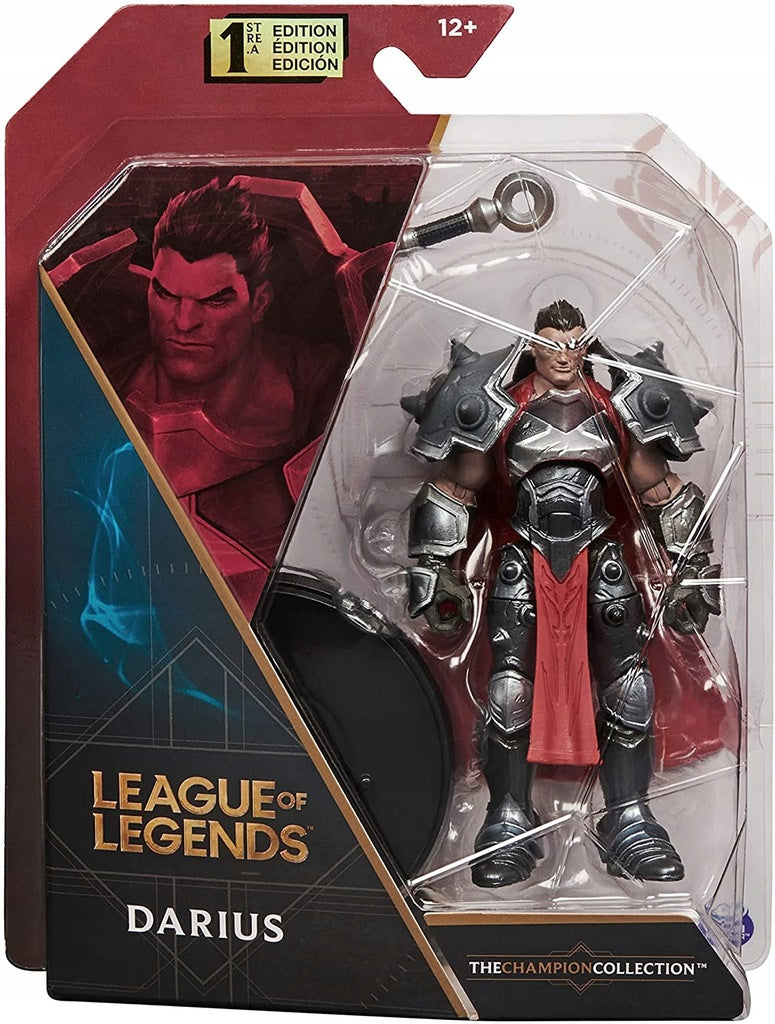 LEAGUE OF LEGENDS RUCHOMA  DARIUS RIOT 1 - widok 2 opakowania szczegoly zabawka kolekcja
