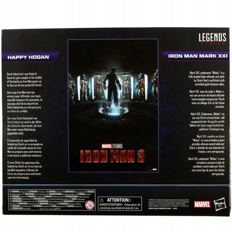 MARVEL LEGENDS 2-PAK HAPPY HOGAN IRON MA - widok 7 opakowania szczegoly zabawka kolekcja