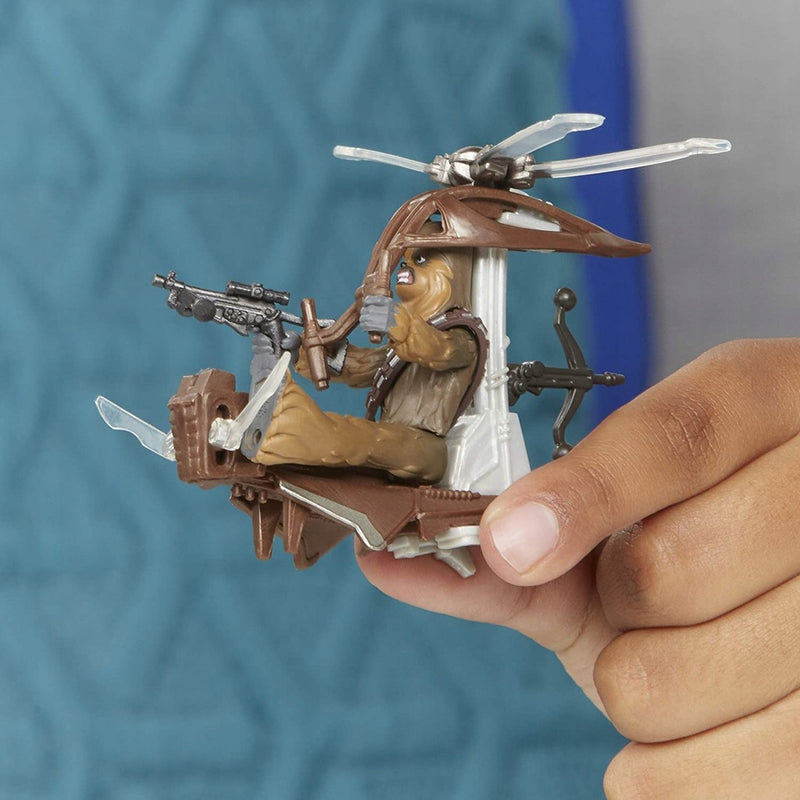 STAR WARS MISSION FLEET  CHEWBACCA ŚCIGA - widok 7 opakowania szczegoly zabawka kolekcja