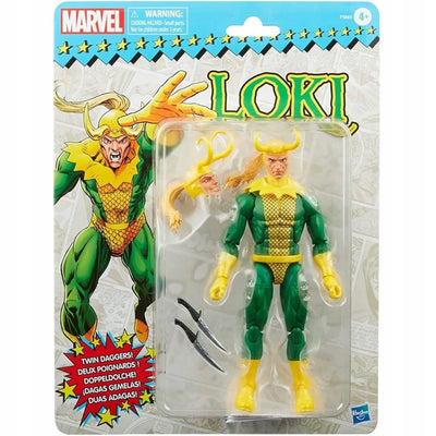 Zabawka MARVEL LEGENDS COMICS RUCHOMA  LOKI 17cm - kolekcjonerska premium zabawki Aseo dla dzieci