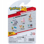 POKEMON BATTLE FIGURE PACK 2-PAK ZESTAW  - widok 3 opakowania szczegoly zabawka kolekcja
