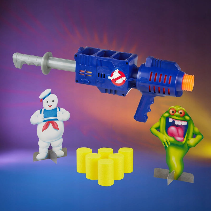 GHOSTBUSTERS GHOSTPOPPER PISTOLET NA PIA - widok 6 opakowania szczegoly zabawka kolekcja