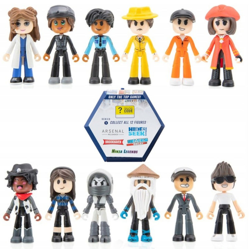 DEVSERIES ROBLOX MYSTERY FIGURE SERIA 1  - widok 3 opakowania Jazwares szczegoly kolekcja