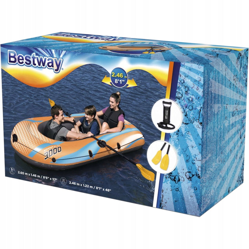 PONTON BESTWAY KONDOR 3000 ELITE POMPOWA - widok 8 opakowania szczegoly zabawka kolekcja