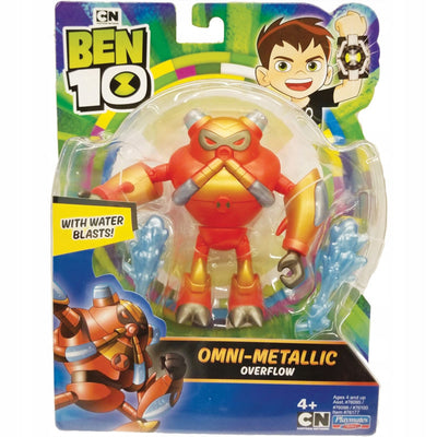 Zabawka BEN 10 RUCHOMA  OMNI-METALLIC METALICZNY OVERFLOW  - kolekcjonerska premium zabawki Aseo dla dzieci