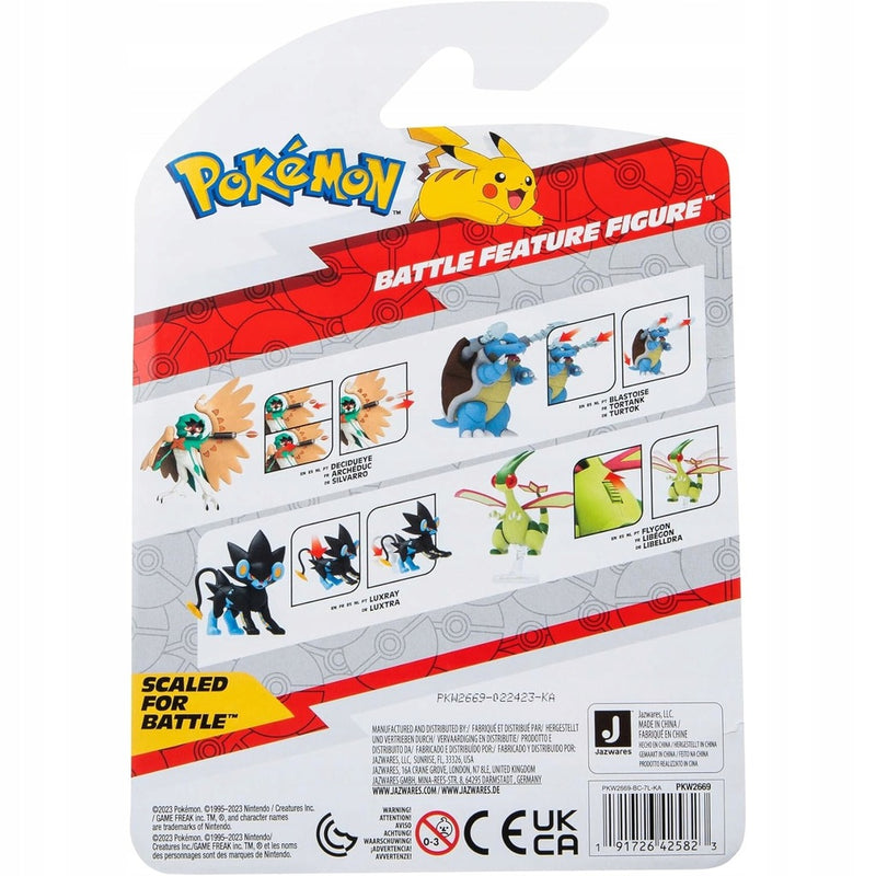 POKEMON BATTLE FEATURE FIGURE ORYGINALNA - widok 5 opakowania szczegoly zabawka kolekcja