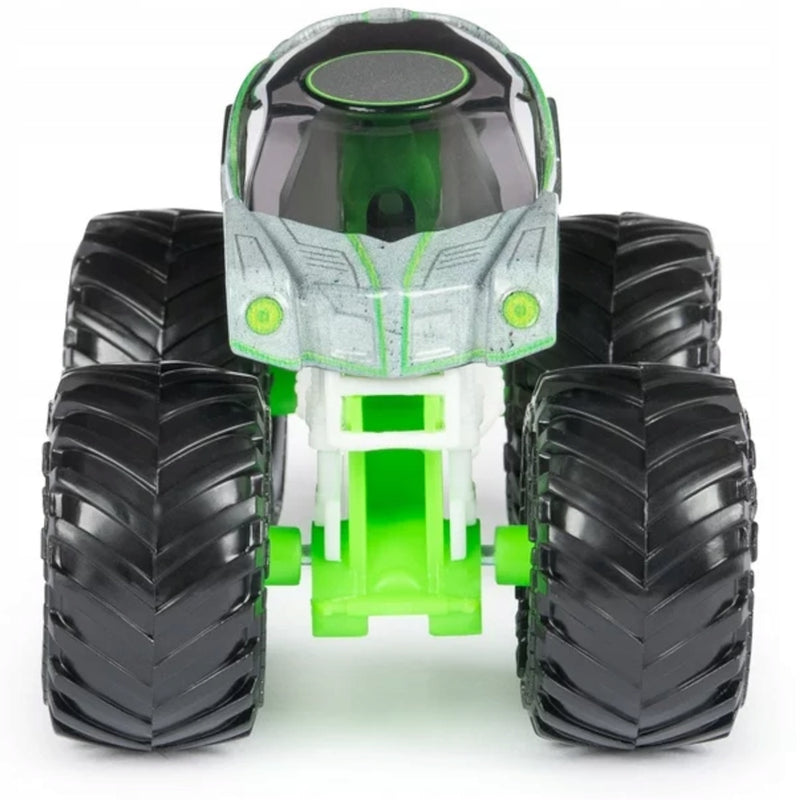 MONSTER JAM TRUCK AUTO TERENOWE SPIN MAS - widok 4 opakowania szczegoly zabawka kolekcja