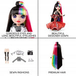 RAINBOW HIGH COLLECTOR DOLL LALKA JETT D - widok 6 opakowania szczegoly zabawka kolekcja