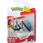 Zabawka POKEMON CLIP 'N' GO JAZWARES ORYGINALNA  TRUBBISH  - kolekcjonerska premium zabawki Aseo dla dzieci