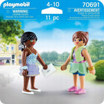 PLAYMOBIL 2-PAK DZIEWCZYNY NA ZAKUPACH 7 - widok 3 opakowania szczegoly zabawka kolekcja
