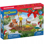 SCHLEICH DONOSAURS KALENDARZ ADWENTOWY 2 - widok 2 opakowania szczegoly zabawka kolekcja