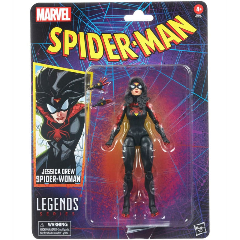 Zabawka MARVEL LEGENDS  RUCHOMA SPIDER-MAN JESSICA DREW SP - kolekcjonerska Hasbro premium dla dzieci fanow