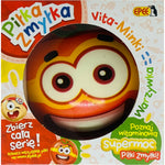 Zabawka PIŁKA ZMYŁKA VITA-MINKI WARZYWKA POMIDOR POGODNY P - kolekcjonerska premium zabawki Aseo dla dzieci