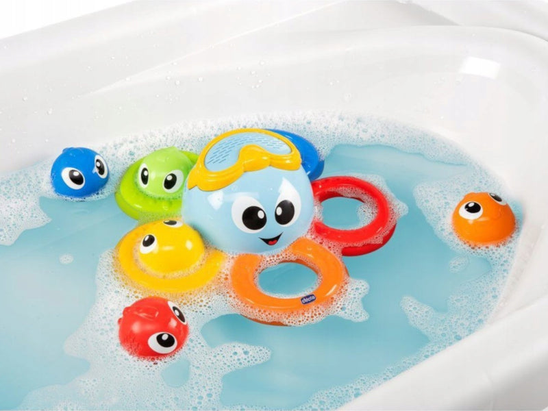 CHICCO OŚMIORNICZKA BILLY THE OCTOPUS  D - widok 3 opakowania szczegoly zabawka kolekcja