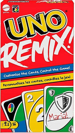 Zabawka GRA KARCIANA KARCIANKA UNO REMIX MATTEL - kolekcjonerska premium zabawki Aseo dla dzieci