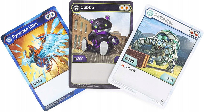 BAKUGAN BATTLE PLANET ZESTAW STARTOWY PY - widok 5 opakowania szczegoly zabawka kolekcja