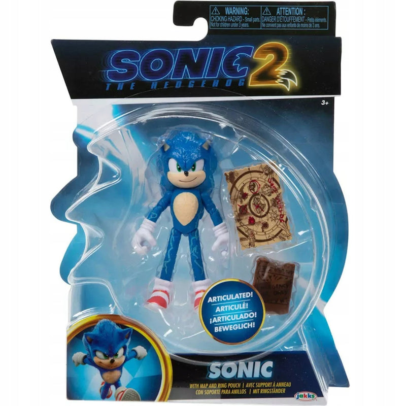 Zabawka SONIC THE HEDGEHOG 2 MOVIE JAKKS PACIFIC  SONIC +  - kolekcjonerska premium zabawki Aseo dla dzieci
