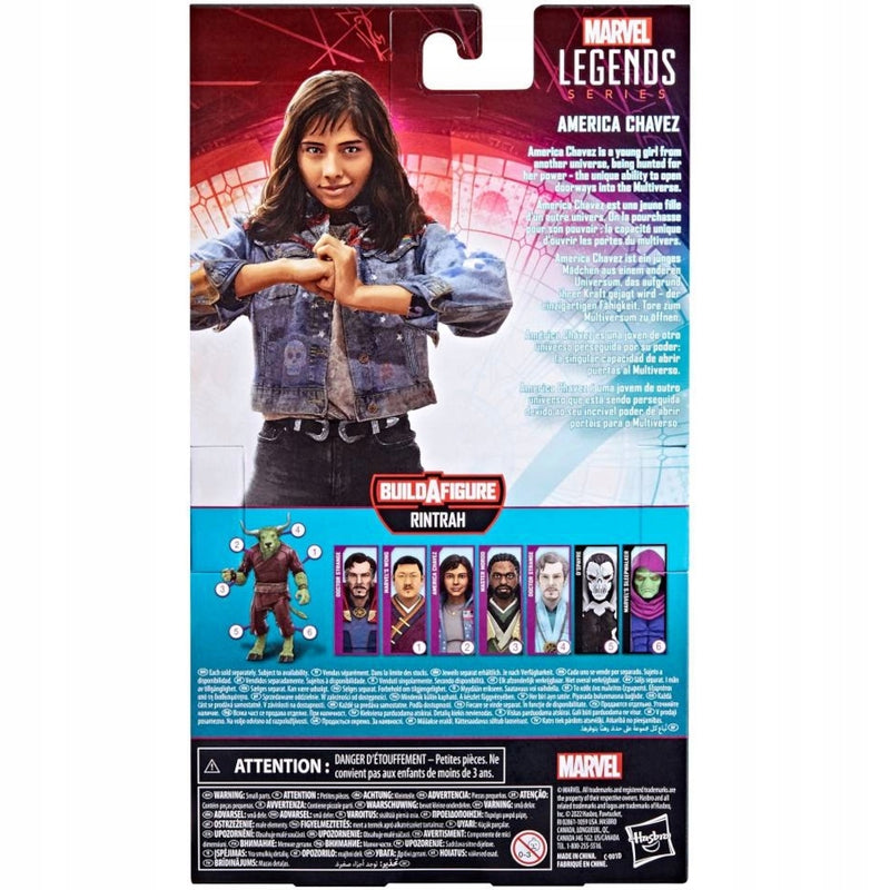 MARVEL LEGENDS RUCHOMA  AMERICA CHAVEZ 1 - widok 6 opakowania szczegoly zabawka kolekcja