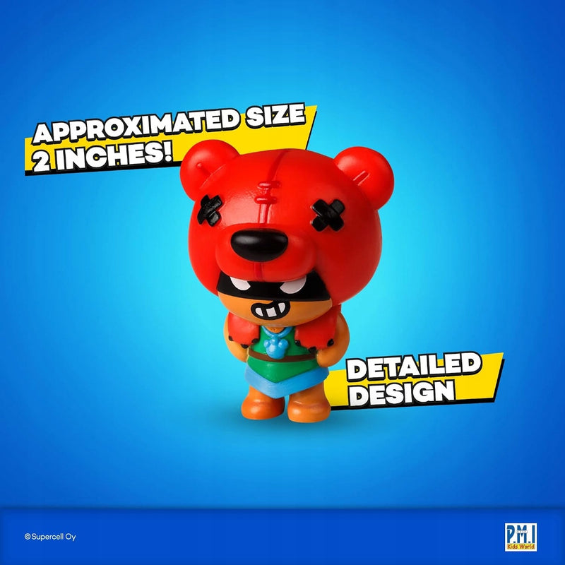 BRAWL STARS PMI ZESTAW FIGUREK KOLEKCJON - widok 3 opakowania szczegoly zabawka kolekcja