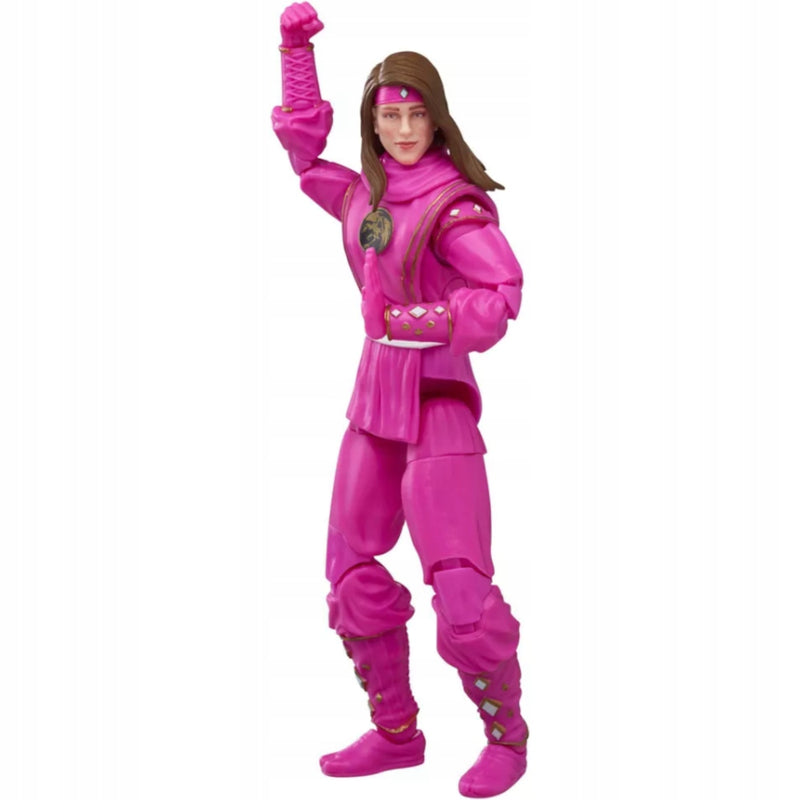 POWER RANGERS MIGHTY MORPHIN NINJA RÓŻOW - widok 4 opakowania szczegoly zabawka kolekcja