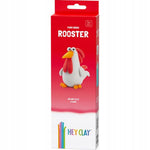 Zabawka HEY CLAY FARM BIRDS ROOSTER 3 TUBKI - kolekcjonerska premium zabawki Aseo dla dzieci