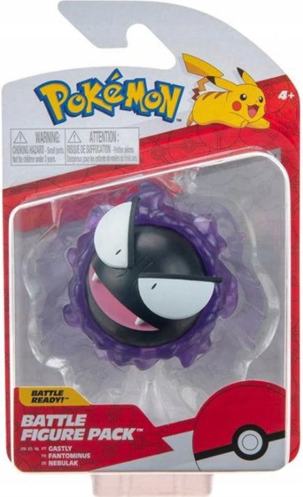 Zabawka ORYGINALNA  POKEMON BATTLE GASTLY - kolekcjonerska premium zabawki Aseo dla dzieci