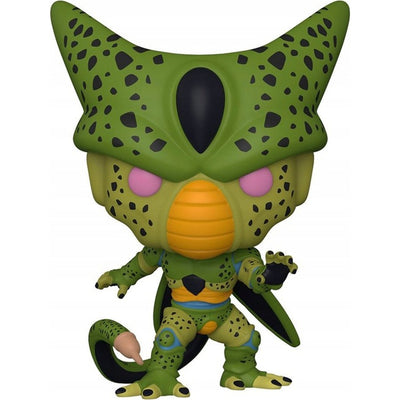 Funko POP Animation DBZ Cell 947 - tył opakowania - imperfect form zielony bio-android Saiyan saga