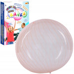 Zabawka MEGA BAŃKA GEOMETRIC JUMBO BALL POMARAŃCZOWA 80cm - kolekcjonerska premium zabawki Aseo dla dzieci