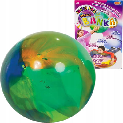 Zabawka MEGA BAŃKA DMUCHANA PIŁKA BALONOWA KOLOROWY MIX #3 - kolekcjonerska premium zabawki Aseo dla dzieci
