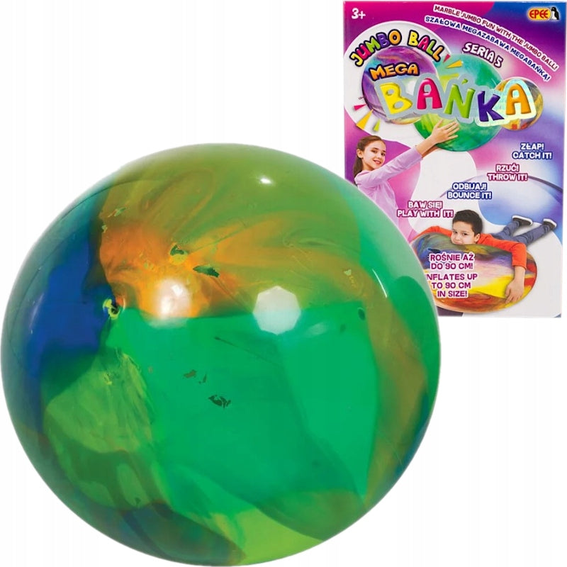 Zabawka MEGA BAŃKA DMUCHANA PIŁKA BALONOWA KOLOROWY MIX #3 - kolekcjonerska premium zabawki Aseo dla dzieci