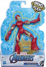 Zabawka MARVEL AVENGERS BEND AND FLEX  IRON MAN - kolekcjonerska premium zabawki Aseo dla dzieci