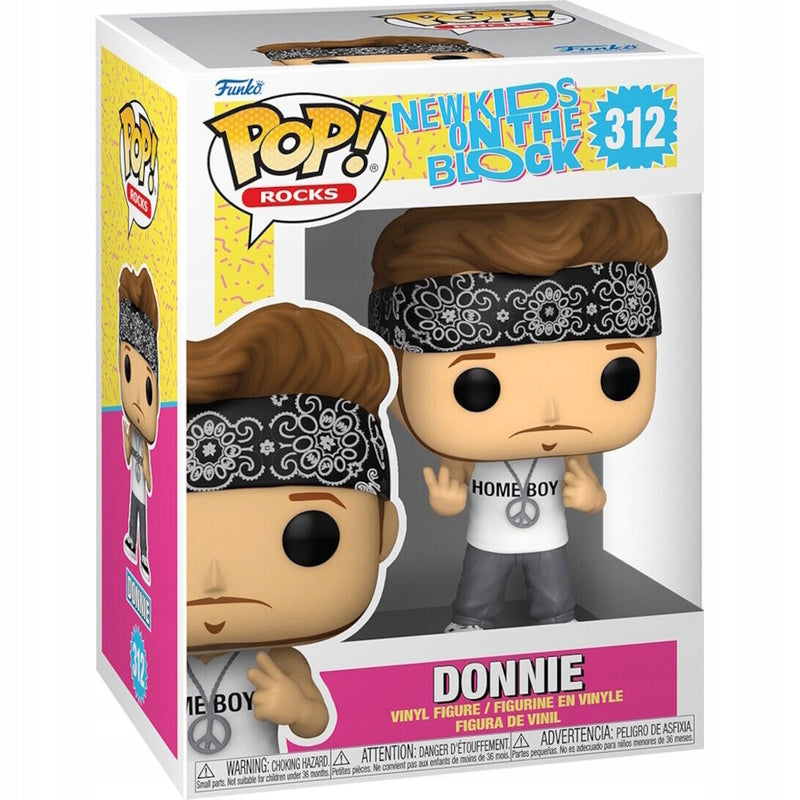 Figurka Funko POP ROCKS NEW KIDS ON THE BLOCK   DONNIE 312 - kolekcjonerska premium dla fanow kolekcjonerow