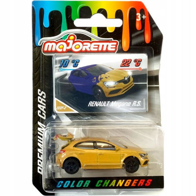 Zabawka MAJORETTE COLOR CHANGERS MODEL RENAULT MEGANE RS - kolekcjonerska premium zabawki Aseo dla dzieci