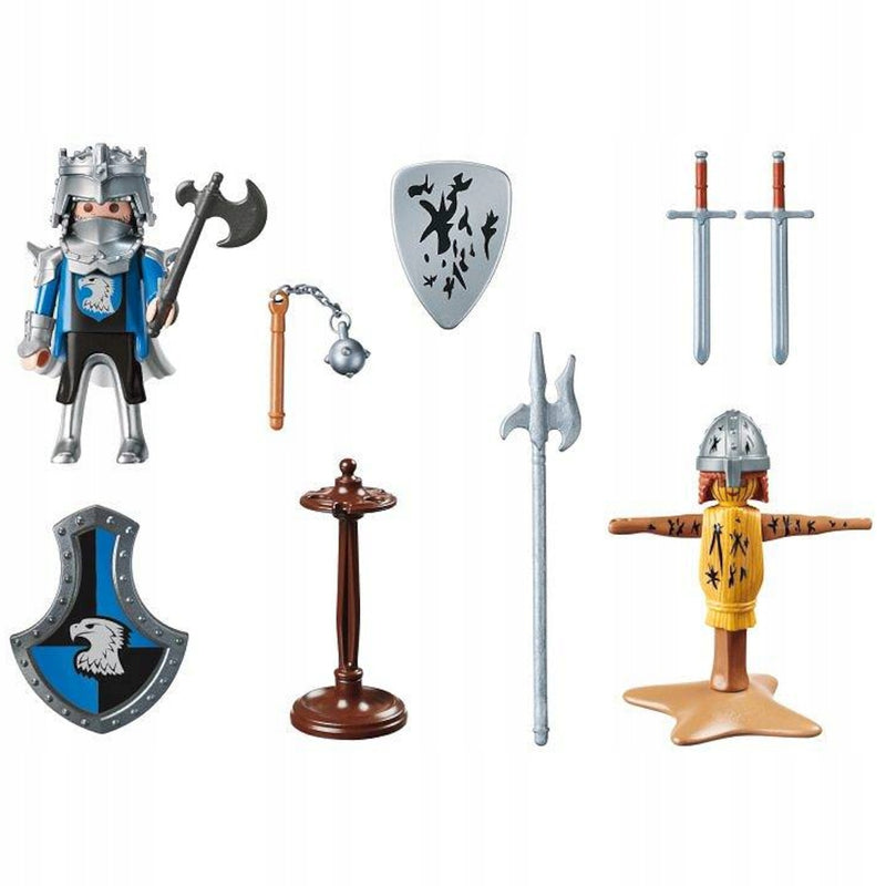 PLAYMOBIL KNIGHTS ZESTAW UPOMINKOWY RYCE - widok 2 opakowania szczegoly zabawka kolekcja
