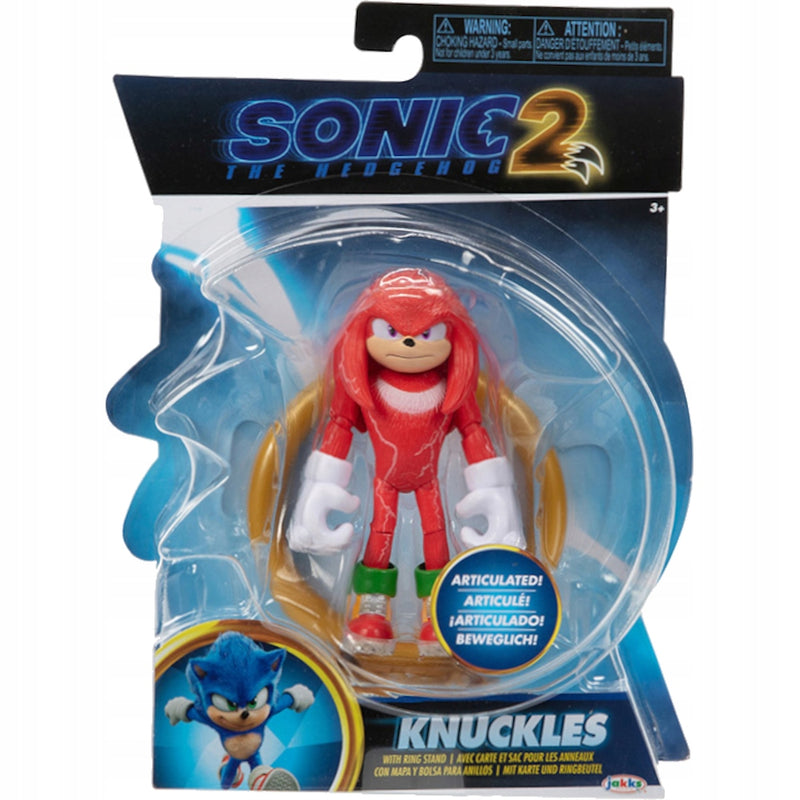 Zabawka SONIC THE HEDGEHOG 2 MOVIE JAKKS PACIFIC  KNUCKLES - kolekcjonerska premium zabawki Aseo dla dzieci