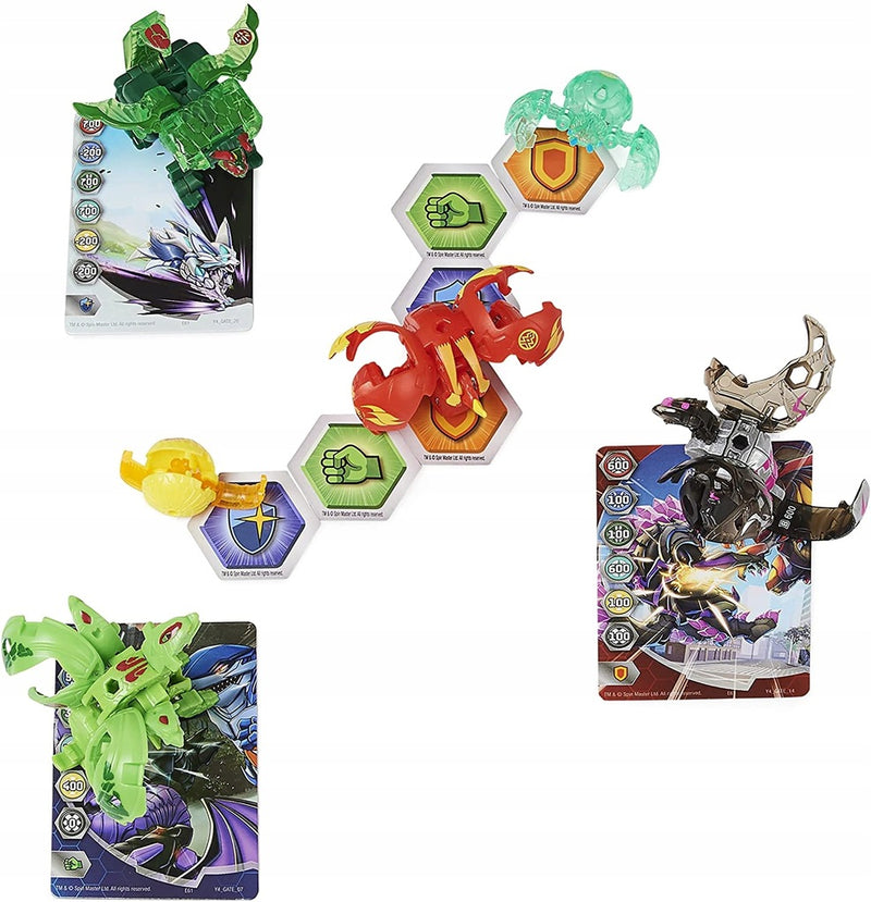 BAKUGAN EVOLUTIONS BATTLE PACK DRAGONOID - widok 3 opakowania szczegoly zabawka kolekcja
