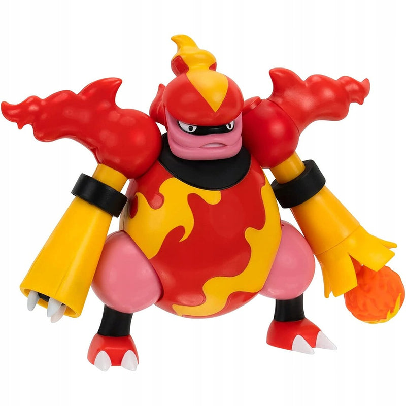 POKEMON ORYGINALNA RUCHOMA  MAGMORTAR - widok 3 opakowania szczegoly zabawka kolekcja
