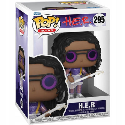 Figurka Funko POP ROCKS H.E.R.    H.E.R 295 - kolekcjonerska premium dla fanow kolekcjonerow