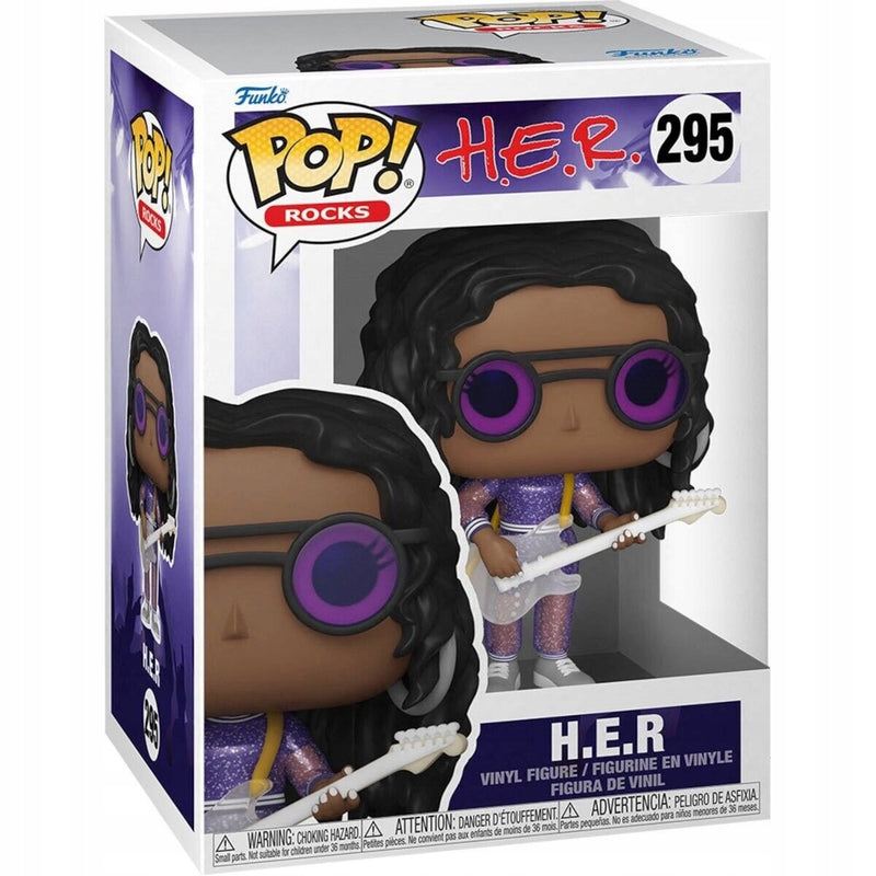 Figurka Funko POP ROCKS H.E.R.    H.E.R 295 - kolekcjonerska premium dla fanow kolekcjonerow