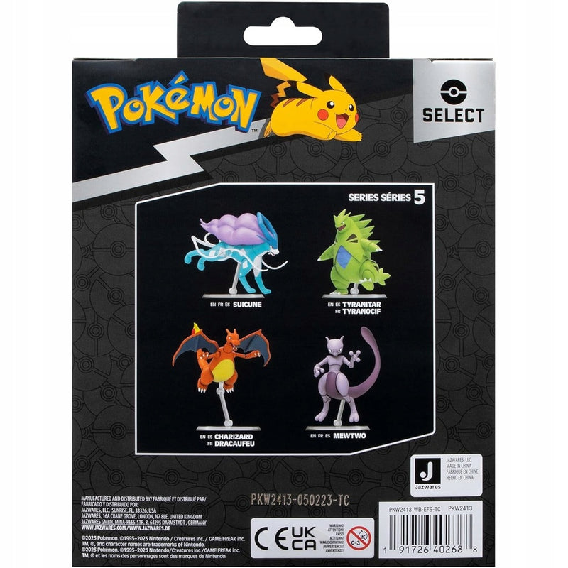 POKEMON SELECT ORYGINALNA RUCHOMA  JAZWA - widok 7 opakowania szczegoly zabawka kolekcja