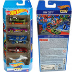 Zabawka HOT WHEELS CITY 5-PAK AUTEK ZESTAW MATTEL HLY67 - kolekcjonerska premium zabawki Aseo dla dzieci