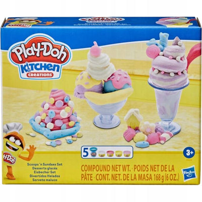 Zabawka PLAY-DOH CIASTOLINA HASBRO ZESTAW KITCHEN LODY SCO - kolekcjonerska premium zabawki Aseo dla dzieci