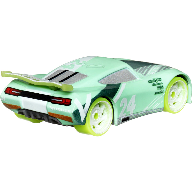 CARS GLOW RACERS AUTA METAL POJAZD ŚWIEC - widok 2 Mattel opakowanie szczegoly collectible