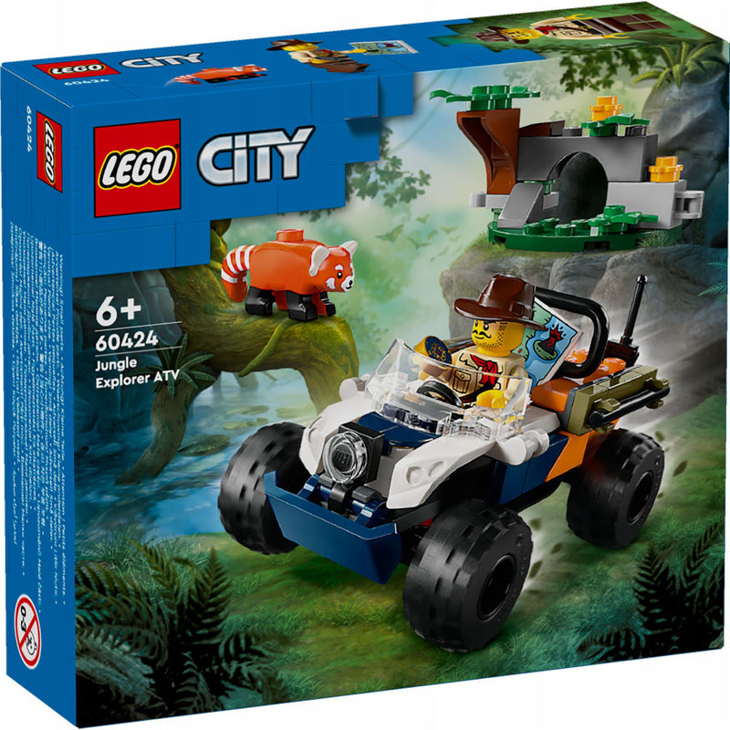 Zabawka LEGO CITY ZESTAW KLOCKÓW QUAD BADACZA DŻUNGLI Z PA - kolekcjonerska premium zabawki Aseo dla dzieci